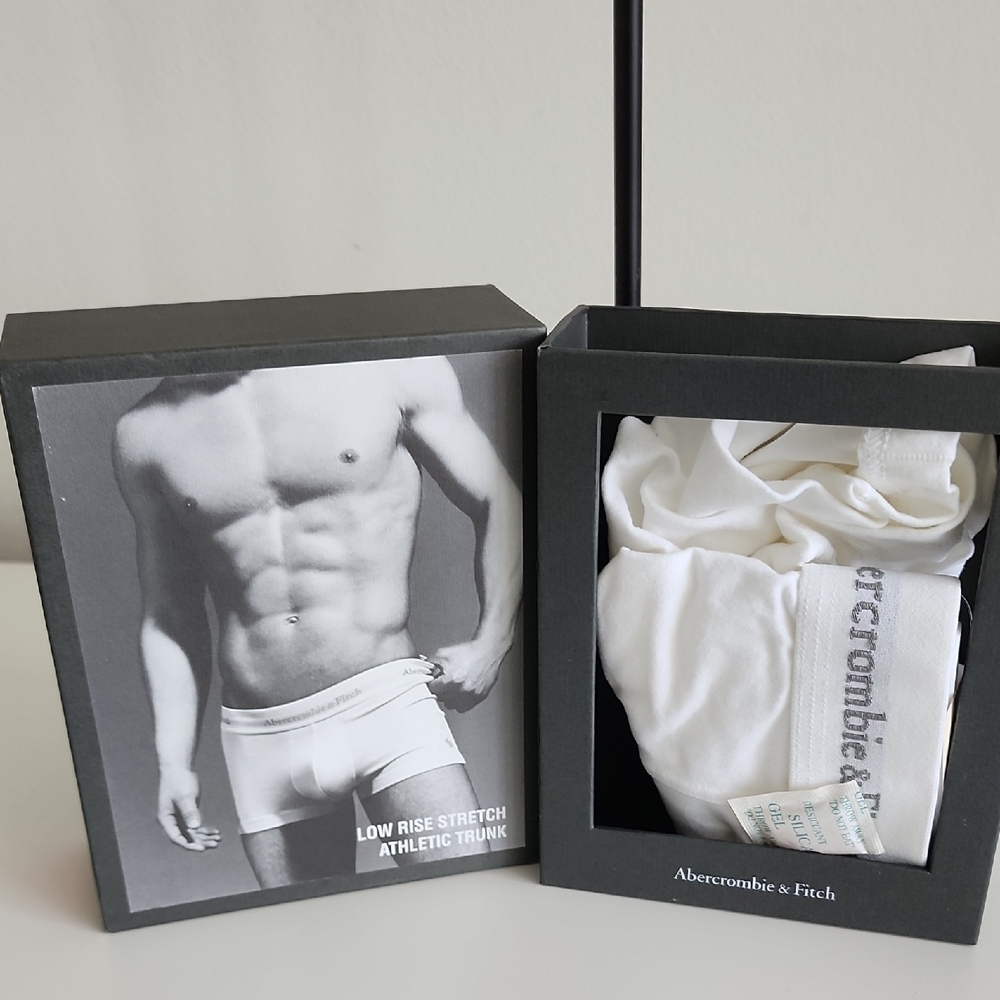 Abercrombie & Fitch White Boxer Briefs